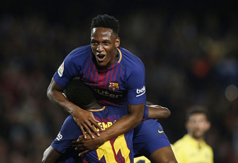 "Barcelona" accepted the offer from "Everton" for Y.Mina