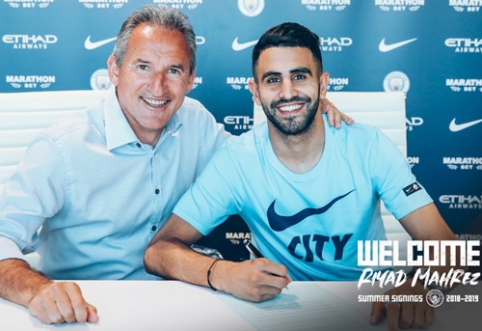 Official: "Man City" buys R. Mahrez for 60 million pounds.