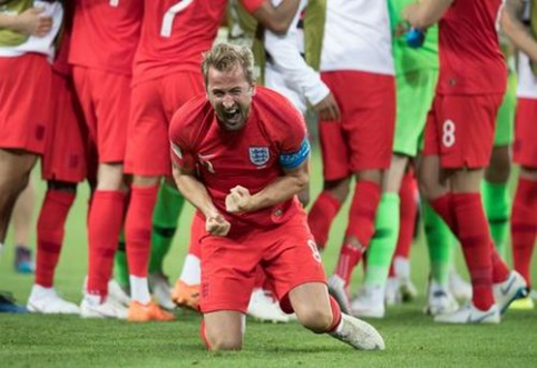 After winning the penalty shootout, the English received congratulations from Prince William.