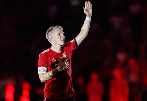 In the B. Schweinsteiger's tribute match - a great goal of his and an easy "Bayern" victory