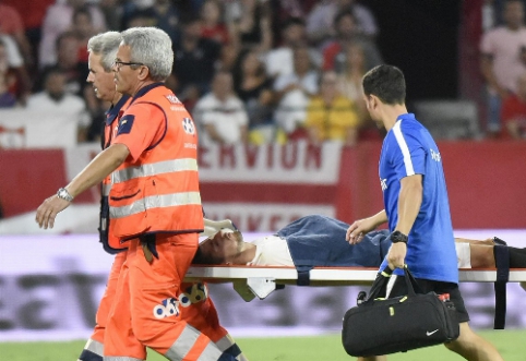 In Spain - the cruel "Sevilla" defender's injury