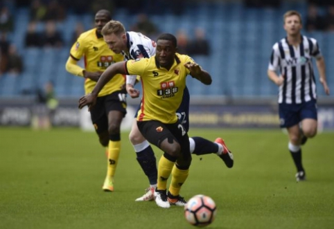 "Watford" terminated the contract with the unestablished B. Djedje