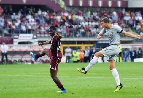 Incredible E. Džeko goal at the end of the match gave "Roma" victory (VIDEO)