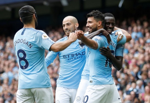 "Man City" with S. Aguero at the forefront bombarded "Huddersfield" gates (VIDEO)