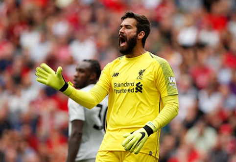 V.van Dijkas: Alisson stands out with his vocal abilities