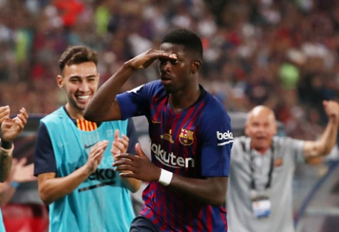 O. Dembele's "bomba" brought Supercup trophies to "Barcelona" team (VIDEO)