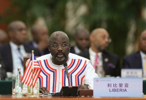 1995 "Ballon d'Or" winner returned to the field wearing Liberia national team jersey