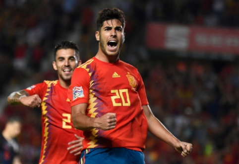 Spaniards led by M. Asensio humiliate world vice-champions, Belgians deal with Iceland