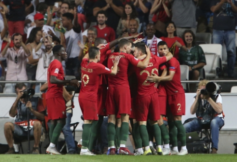 Yesterday's Portuguese victory over Italians - only the second in the history of the countries.