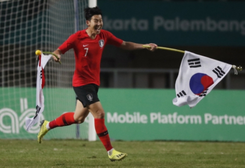 South Korea with Sonny in front won the Asian Games and avoided compulsory military service.