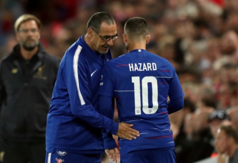 E. Hazard: M. Sarri awaits in the Belgian national team