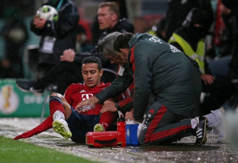 Thiago will not play due to torn ligaments for about a month