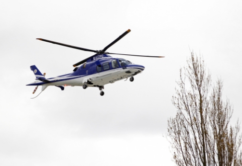 Published video of the helicopter crash of the owner of the "Leicester" club