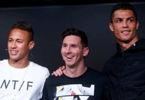 Neymar: "I learn from Messi and Ronaldo every day"