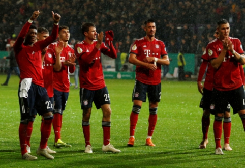 "Bayern" overcame a lower league team by a narrow margin