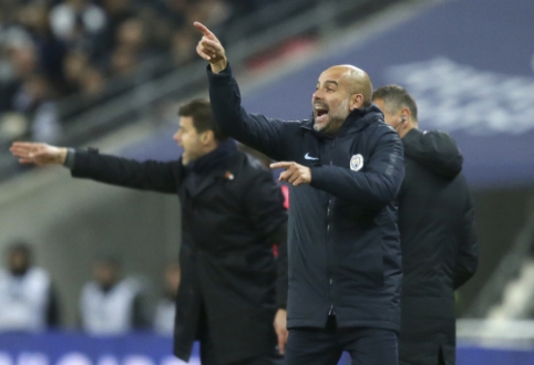 P. Guardiola was dissatisfied with the performance of his students in attack.