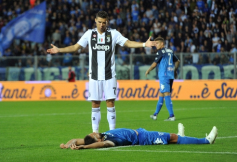 C. Ronaldo led "Juventus" to victory in Italy with an impressive shot