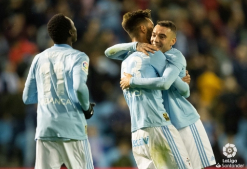 "Valencia" and "Athletic" separated without goals, I. Aspas scored a hat-trick.