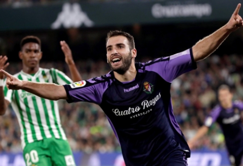 "Valladolid" won their fourth consecutive victory, "Espanyol" - second in "La Liga" championships.