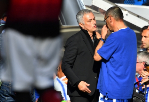 J. Mourinho about the conflict with M. Sarri's assistant: "I accepted his apology"