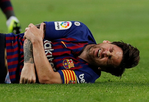 Lionel Messi will not play for at least three weeks due to a hand fracture.