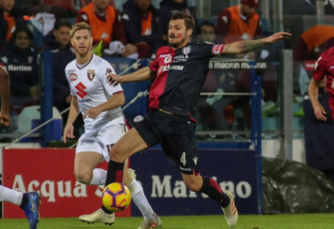 In the blank matches - "Cagliari" and "Torino" play to a goalless draw.