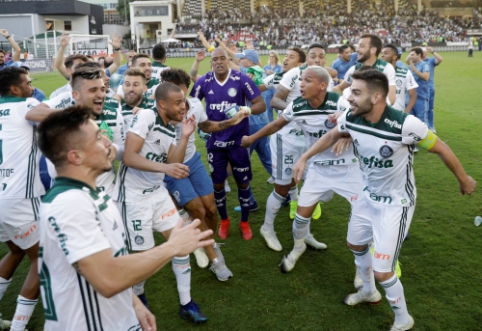 "Palmeiras" club became Brazilian football champions for the tenth time in their history.