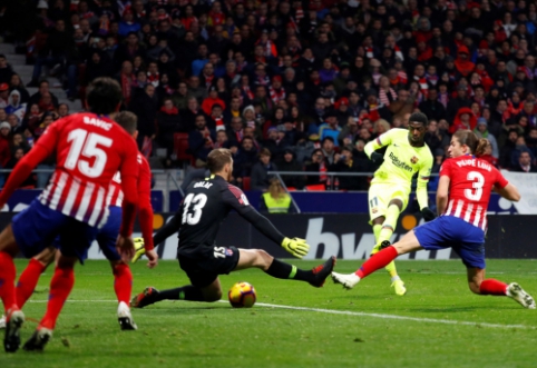 Late Dembele goal salvaged "Barça" from defeat against "Atletico"