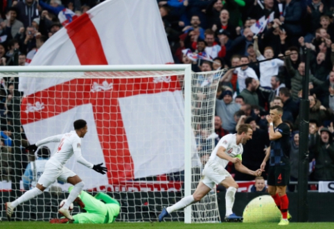 England, reaching a dramatic victory, sent Croatia to the B division