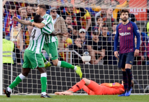 In Barcelona - seven goals, Rakitić's dismissal, and "Real Betis" victory