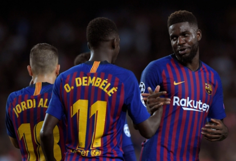 O. Dembele left behind the team, S. Umtiti returns to the lineup