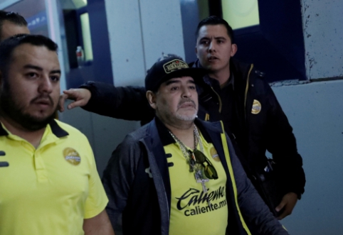 D. Maradona cannot find his own club in Mexico