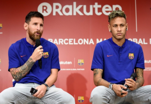 L. Messi is waiting for the return of Neymar and hopes to work with P. Guardiola again one day.