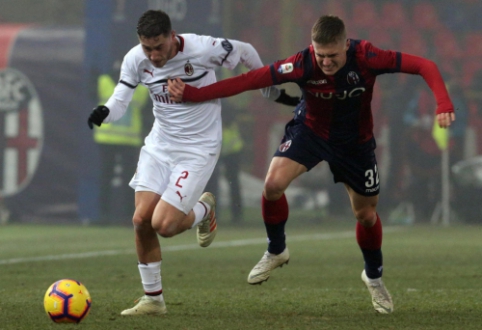 "Serie A": "AC Milan" lost points in Bologna