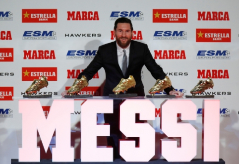 L. Messi reclaimed his fifth "Golden Boot" in Barcelona