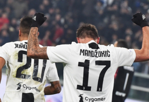 M. Mandzukic's goal secured victory for "Juventus" in the Italian derby