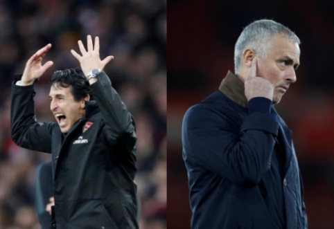 U. Emery's onrushing army aims to knock down J. Mourinho.