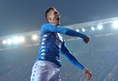 A. Milik's goal at the end of the match saved the "Napoli" team