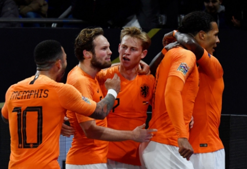 In the Nations League semi-final - Netherlands and England national teams duel