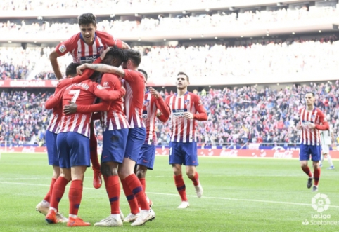 "Atletico" achieves an important victory in the city derby, "Valencia" rises to the top