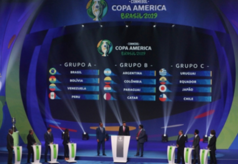 Extracted "Copa America" tournament draw: Argentina will compete against Colombia.