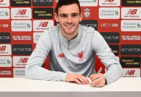 "Liverpool" extended contract with A. Robertson