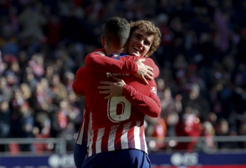 A. Griezmann's goal brought victory to Atletico's team, Sevilla fell to Bilbao