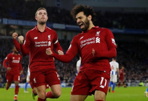 "Liverpool" led to victory by another penalty kick from M. Salah, "Chelsea" defeated "Newcastle"