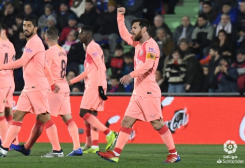 "Barcelona" advances: after a tough fight, "Getafe" is defeated on the road