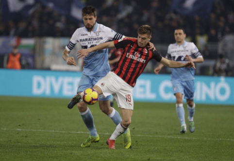 "Coppa Italia" semifinal: The first leg of "Lazio" and "AC Milan" ended goalless