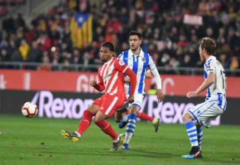 The match between "Girona" and "Real Sociedad" ended goalless