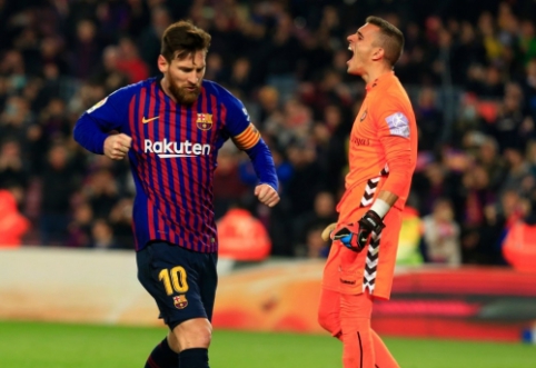 "Barcelona" defeated "Real Valladolid" eleven in a fierce battle