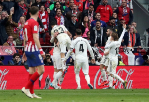 "Real" victorious in Madrid derby returns to second position in "La Liga" standings