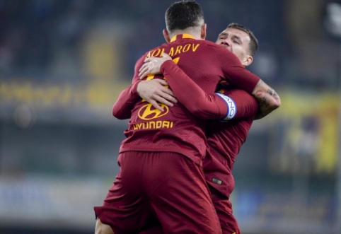 "Roma" crushed "Chievo" footballers on away game